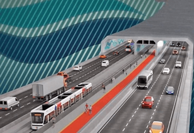 TCU identifica riscos em financiamento federal e suspende repasse para o túnel Santos-Guarujá.